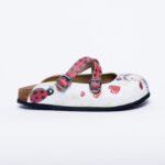 Sabot anatomico colorato con sottopiede in scamosciata / Sabot anatomico colorato con sottopiede in scamosciata /