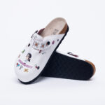 Ciabatte per farmacisti con sottopiede in scamosciata /