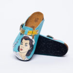 Ciabatte per infermiere con sottopiede in scamosciata / Ciabatte per infermiere con sottopiede in scamosciata /