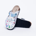 Ciabatte per dentisti con sottopiede in scamosciata / Ciabatte per dentisti con sottopiede in scamosciata /