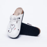 Ciabatte per infermiere con sottopiede in scamosciata / Ciabatte per infermiere con sottopiede in scamosciata /