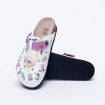 Ciabatte per estetista con sottopiede in scamosciata / Ciabatte per estetista con sottopiede in scamosciata /