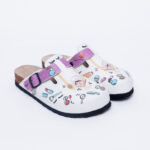 Ciabatte per estetista con sottopiede in scamosciata / Ciabatte per estetista con sottopiede in scamosciata /