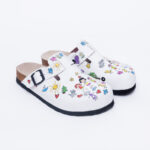 Ciabatte per asilo con sottopiede in scamosciata / Ciabatte per asilo con sottopiede in scamosciata /