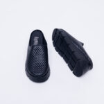 Ciabatte chiuse da donna in pelle con sottopiede soft / Ciabatte chiuse da donna in pelle con sottopiede soft /