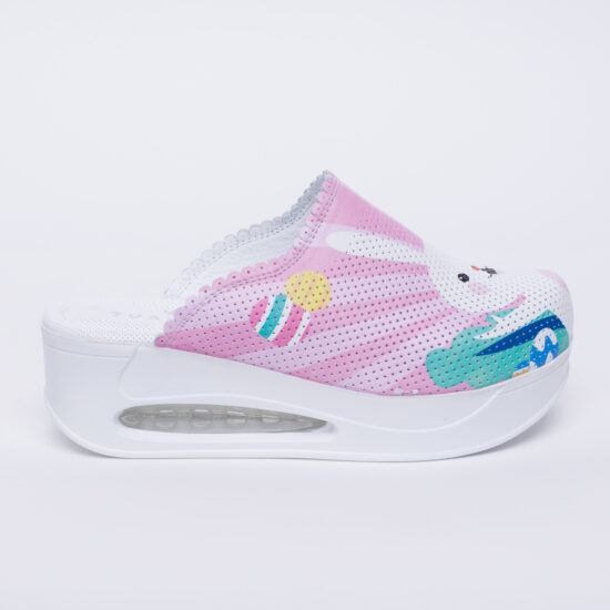 Alternative view of Ciabatte chiuse da donna in pelle con sottopiede soft