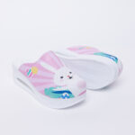 Ciabatte chiuse da donna in pelle con sottopiede soft / Ciabatte chiuse da donna in pelle con sottopiede soft /