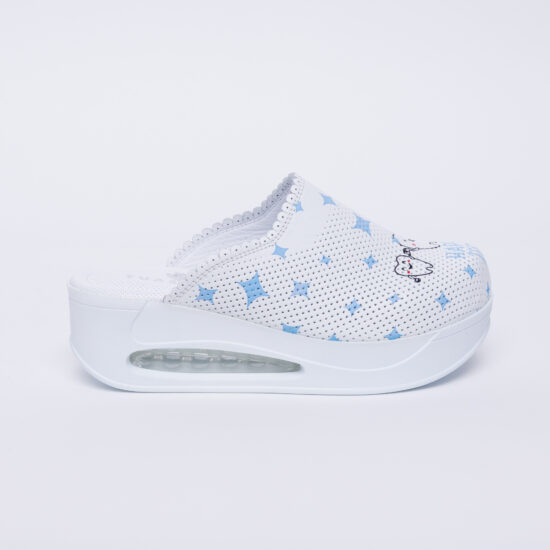 Alternative view of Ciabatte sanitarie in pelle con sottopiede soft