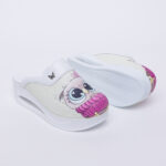 Ciabatte chiuse da donna in pelle con sottopiede soft / Ciabatte chiuse da donna in pelle con sottopiede soft /