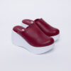 Ciabatte chiuse da donna in pelle con sottopiede soft Zoccoli da lavoro donna Monocolore 6 Ciabatte chiuse da donna in pelle con sottopiede soft Zoccoli da lavoro donna Monocolore 6