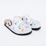 Ciabatte per medici con sottopiede in scamosciata / Ciabatte per medici con sottopiede in scamosciata /