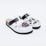 Ciabatte per veterinari con sottopiede in scamosciata /