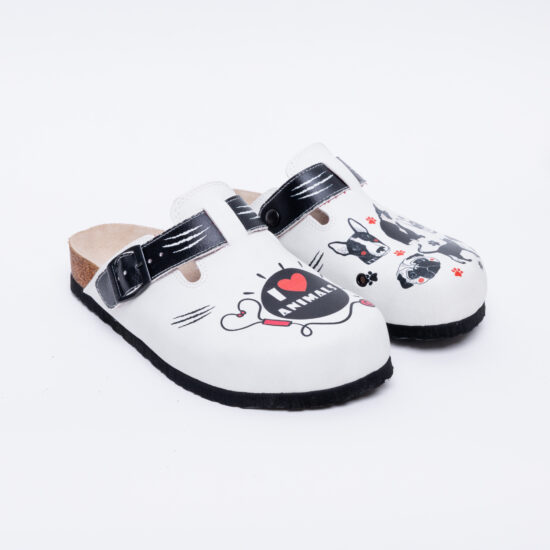 Alternative view of Ciabatte per veterinari con sottopiede in scamosciata