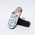 Ciabatte per fisioterapisti con sottopiede in scamosciata / Ciabatte per fisioterapisti con sottopiede in scamosciata /