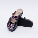 Sabot anatomico colorato con sottopiede in scamosciata / Sabot anatomico colorato con sottopiede in scamosciata /