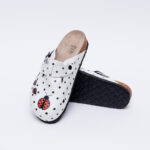 Sabot anatomico colorato con sottopiede in scamosciata / Sabot anatomico colorato con sottopiede in scamosciata /