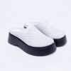 Ciabatte chiuse da donna in pelle con sottopiede soft Zoccoli da lavoro donna Monocolore 6 Ciabatte chiuse da donna in pelle con sottopiede soft Zoccoli da lavoro donna Monocolore 6