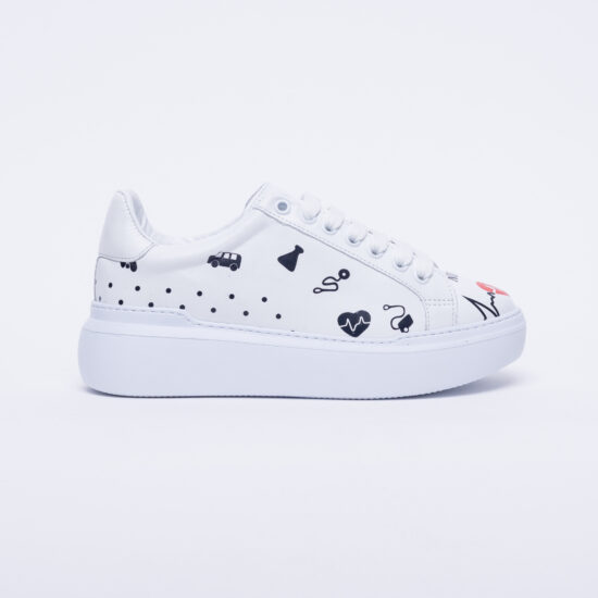 Alternative view of Scarpe sanitarie anatomiche in pelle