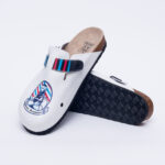 Ciabatte per parrucchieri con sottopiede in scamosciata / Ciabatte per parrucchieri con sottopiede in scamosciata /