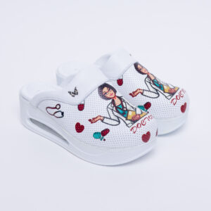 Ciabatte sanitarie in pelle con sottopiede soft Zoccoli sanitari donna Ciabatte da infermiere Ciabatte sanitarie in pelle con sottopiede soft Zoccoli sanitari donna Ciabatte da infermiere