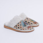 Pantofole invernali da donna con fantasia /