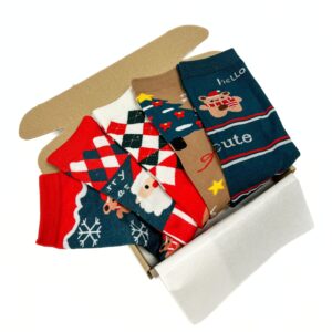 Set di 5 paia di calzini fantasia Calzini colorati