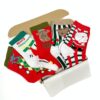 Set di 5 paia di calzini fantasia Calzini colorati 2 Set di 5 paia di calzini fantasia Calzini colorati 2