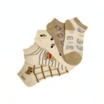 Set di 5 paia di calzini fantasia /