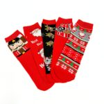 Set di 5 paia di calzini fantasia /