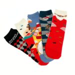 Set di 5 paia di calzini fantasia / Set di 5 paia di calzini fantasia /