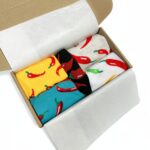 Set di 5 paia di calzini fantasia /