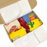 Set di 5 paia di calzini fantasia /