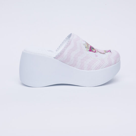 Alternative view of Ciabatte chiuse da donna in pelle con sottopiede soft