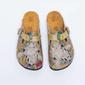 Sabot da donna bassi colorati Clogs con stampa Colorate Sabot da donna bassi colorati Clogs con stampa Colorate