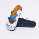 Ciabatte per medici con sottopiede in scamosciata / Ciabatte per medici con sottopiede in scamosciata /