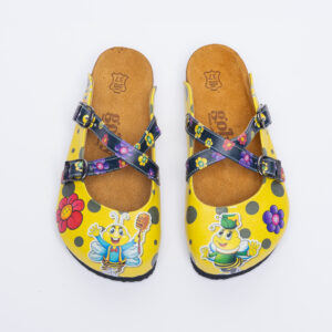 Sabot da donna bassi colorati Clogs con stampa Colorate Sabot da donna bassi colorati Clogs con stampa Colorate