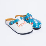 Ciabatte per medici con sottopiede in scamosciata /