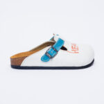 Ciabatte per medici con sottopiede in scamosciata /