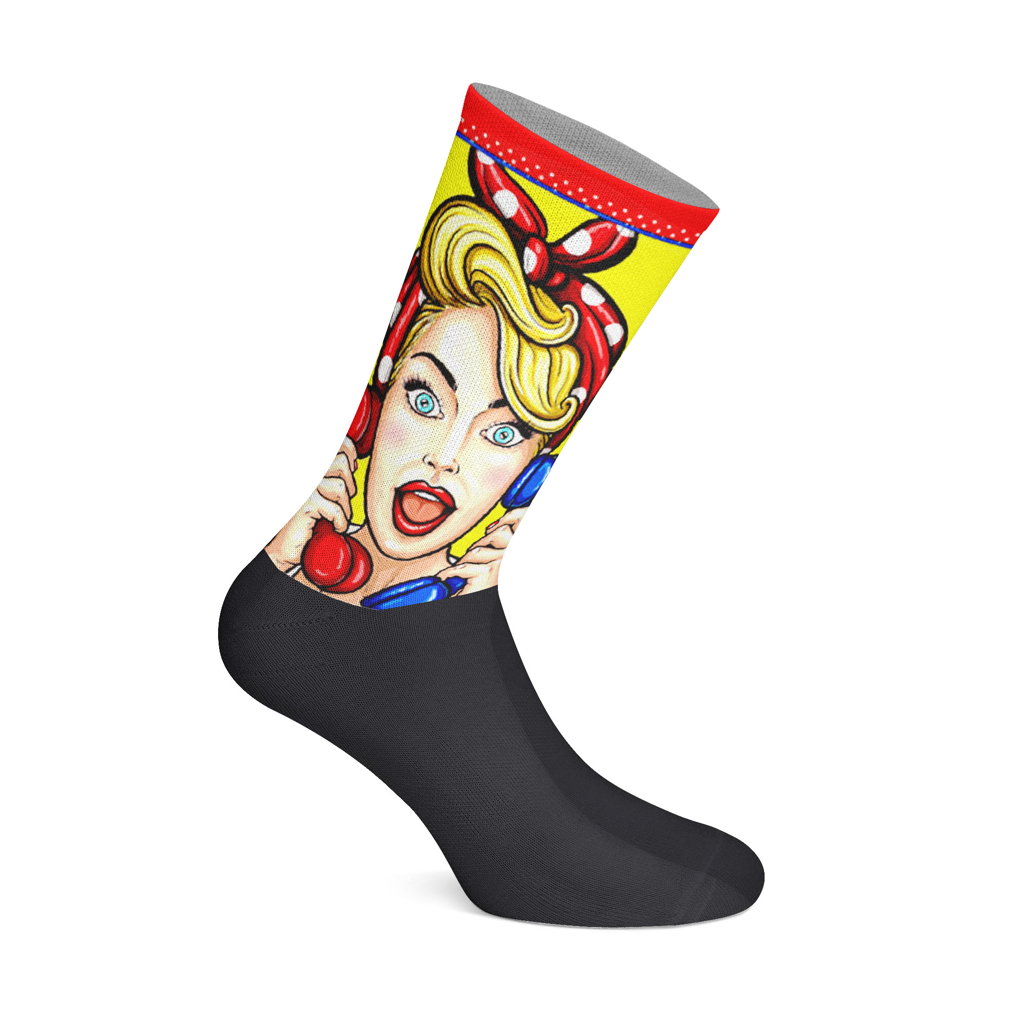 Calzini colorati a fantasia per donna Outlet Calzini colorati a fantasia per donna