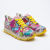 Scarpe sportive da donna con stampa colorata realizzata in ecopelle Sneakers da donna 6 Scarpe sportive da donna con stampa colorata realizzata in ecopelle Sneakers da donna 6