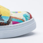 Scarpe sportive da donna con stampa colorata realizzata in ecopelle / Scarpe sportive da donna con stampa colorata realizzata in ecopelle /