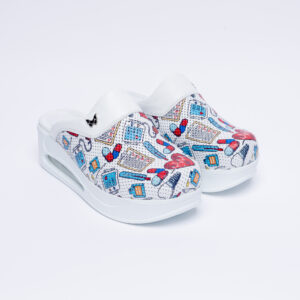 Ciabatte sanitarie in pelle con sottopiede soft Zoccoli sanitari donna Ciabatte da infermiere Ciabatte sanitarie in pelle con sottopiede soft Zoccoli sanitari donna Ciabatte da infermiere