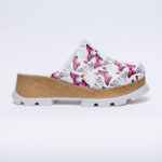 Ciabatte colorate con plateau in vera pelle / Ciabatte colorate con plateau in vera pelle /