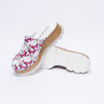 Ciabatte colorate con plateau in vera pelle / Ciabatte colorate con plateau in vera pelle /