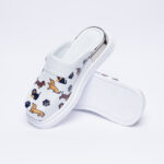 Ciabatte anatomiche in pelle con stampa / Ciabatte anatomiche in pelle con stampa /