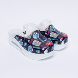 Ciabatte sanitarie in pelle con sottopiede soft Zoccoli sanitari donna Ciabatte da infermiere Ciabatte sanitarie in pelle con sottopiede soft Zoccoli sanitari donna Ciabatte da infermiere