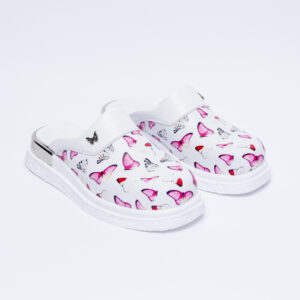 Ciabatte anatomiche in pelle con stampa Ciabatte sanitarie donna Colorate Ciabatte anatomiche in pelle con stampa Ciabatte sanitarie donna Colorate
