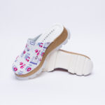 Ciabatte colorate con plateau in vera pelle / Ciabatte colorate con plateau in vera pelle /