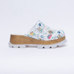 Ciabatte colorate con plateau in vera pelle / Ciabatte colorate con plateau in vera pelle /