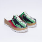 Ciabatte anatomiche con plateau in vera pelle / Ciabatte anatomiche con plateau in vera pelle /